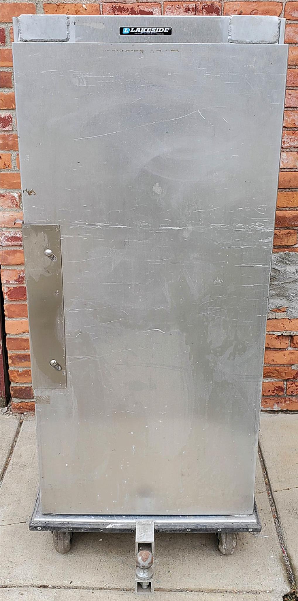 LAKESIDE HOSPITAL STAINLESS STEEL BONUS TRAYS FOOD CART 26"Wx60"Hx38"D FREE SHIP