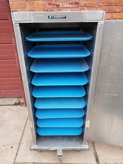 LAKESIDE HOSPITAL STAINLESS STEEL BONUS TRAYS FOOD CART 26"Wx60"Hx38"D FREE SHIP