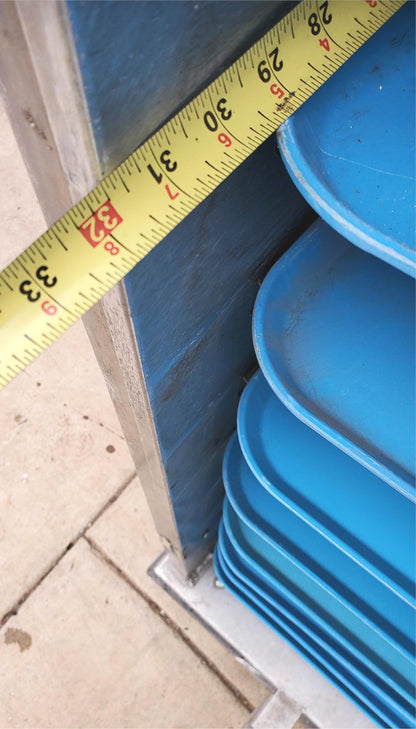 LAKESIDE HOSPITAL STAINLESS STEEL BONUS TRAYS FOOD CART 26"Wx60"Hx38"D FREE SHIP