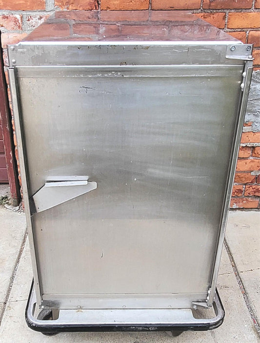 HOSPITAL STAINLESS STEEL 10 TRAY FOOD CART 27"Wx39"Hx37"D LOCK CASTERS FREESHIP