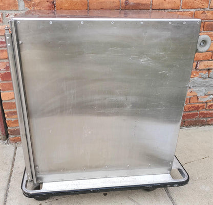 HOSPITAL STAINLESS STEEL 10 TRAY FOOD CART 27"Wx39"Hx37"D LOCK CASTERS FREESHIP