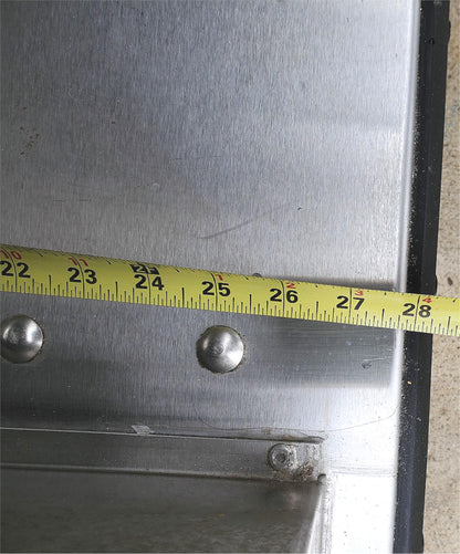 BURLODGE HOSPITAL STAINLESS STEEL 18 TRAY FOOD CART 28"Wx50"Hx30"D FREESHIP