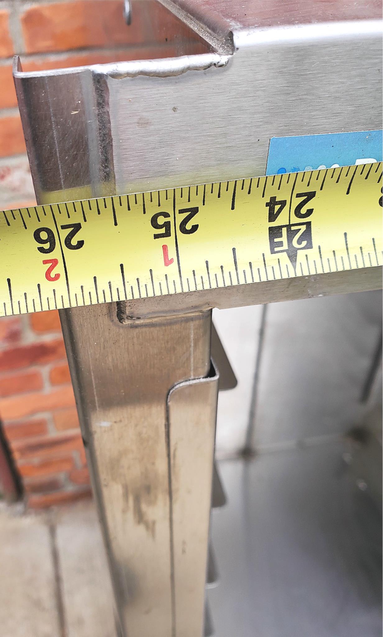 BURLODGE HOSPITAL STAINLESS STEEL 18 TRAY FOOD CART 28"Wx50"Hx30"D FREESHIP