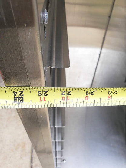 BURLODGE HOSPITAL STAINLESS STEEL 18 TRAY FOOD CART 28"Wx50"Hx30"D FREESHIP