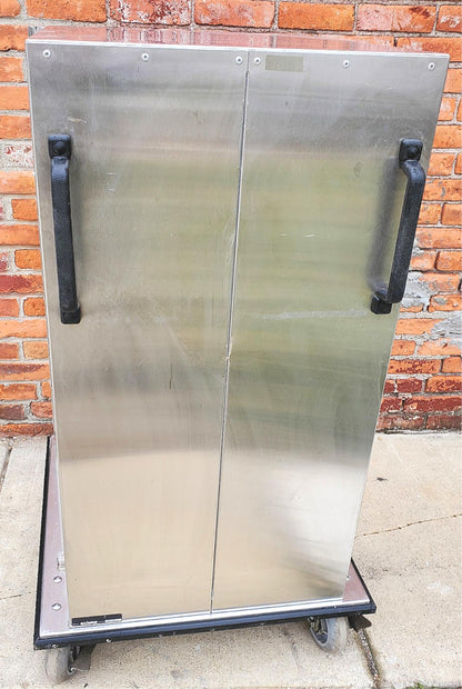 BURLODGE HOSPITAL STAINLESS STEEL 18 TRAY FOOD CART 28"Wx50"Hx30"D FREESHIP