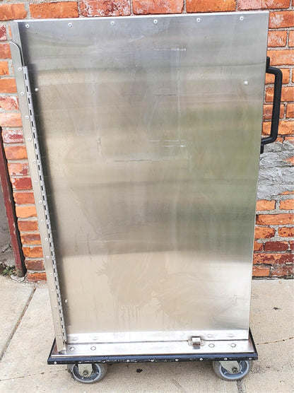 BURLODGE HOSPITAL STAINLESS STEEL 18 TRAY FOOD CART 28"Wx50"Hx30"D FREESHIP