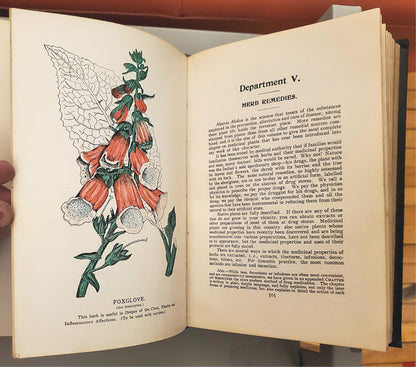 RARE 1907 VINTAGE "THE FAVORITE MEDICAL RECEIPT BOOK & HOME DOCTOR" ILLUSTRATED