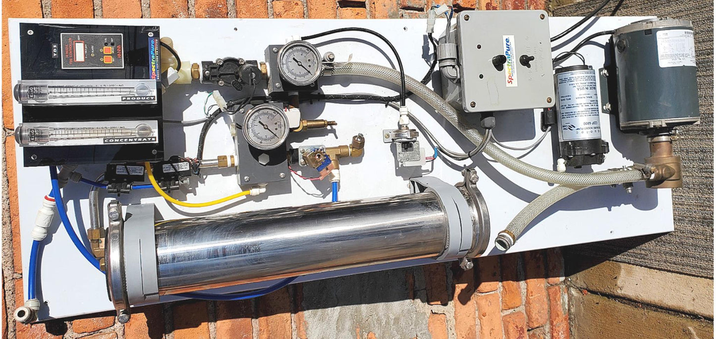 SPECTRAPURE PlugN-Play WATER FILTERSYSTEM REVERSE OSMOSIS LAB MARIJUANA FREESHIP