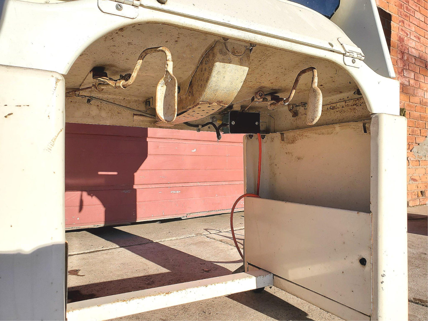 VINTAGE THE IRONRITE MODEL 85 MANGLE IRONER WORKING HEATS WATCH VIDEO FREE SHIP