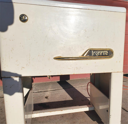 VINTAGE THE IRONRITE MODEL 85 MANGLE IRONER WORKING HEATS WATCH VIDEO FREE SHIP