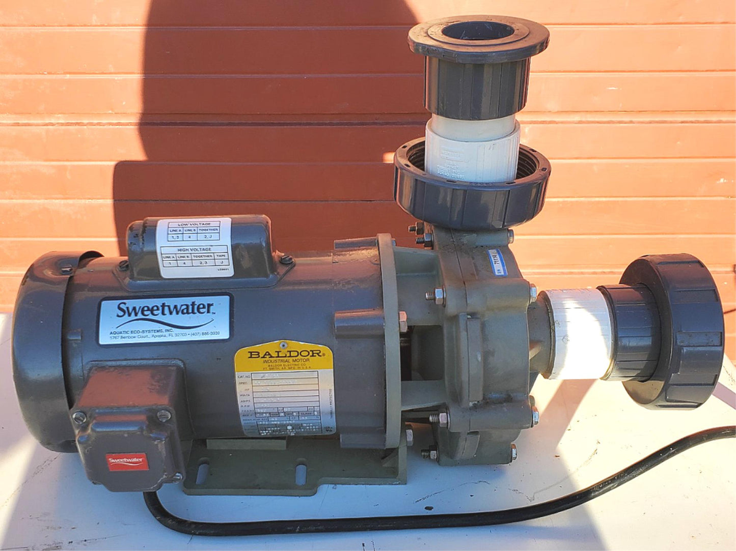 SWEETWATER PENTAIR WATER PUMP BALDOR CA JL3506A 3/4HP MOTOR WATCH VIDEO FREESHIP