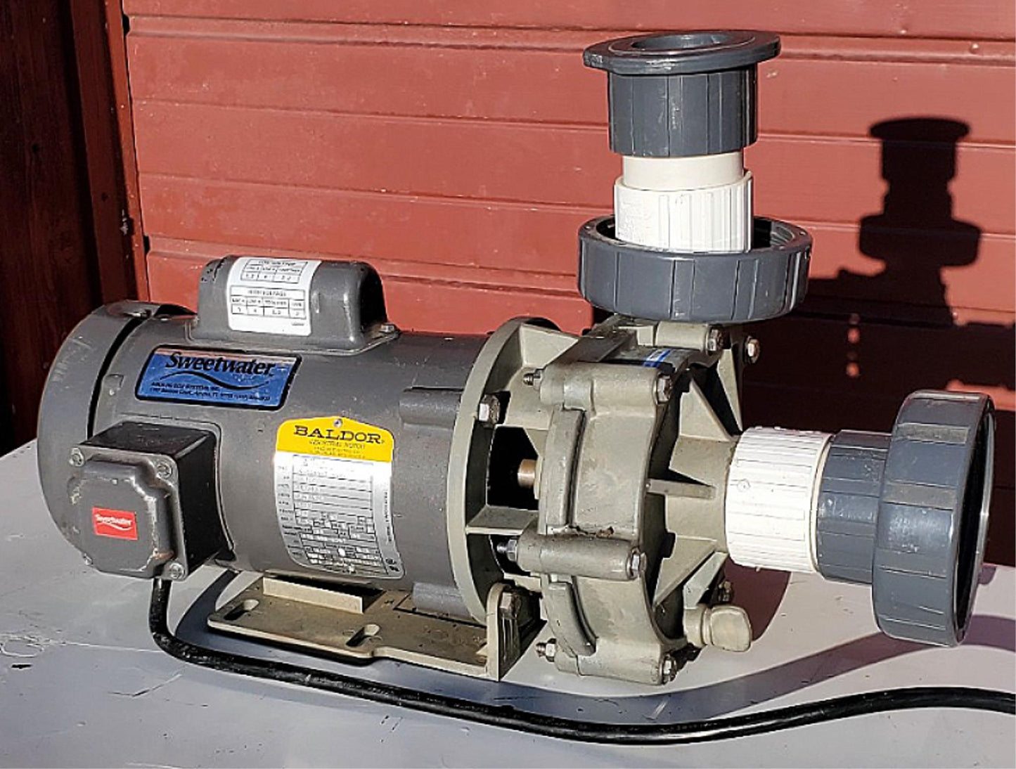 SWEETWATER PENTAIR WATER PUMP BALDOR CA JL3506A 3/4HP MOTOR WATCH VIDEO FREESHIP