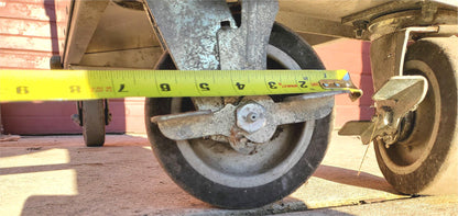 RARE 1952 ROL-AWAY VINTAGE ONE SIDED SLOPED LIBRARY CART LOCKCASTER FREE SHIPING