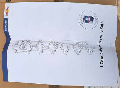 UNIQUE COOL RED BULL 4 PACK PARASITE RACK METAL DRINK SHELF DISPLAY FREE SHIPPIN