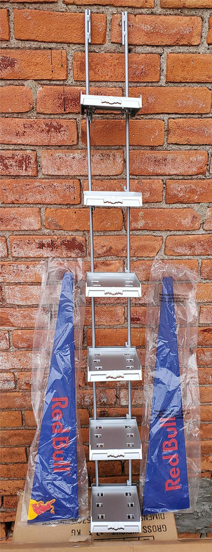 UNIQUE COOL RED BULL 4 PACK PARASITE RACK METAL DRINK SHELF DISPLAY FREE SHIPPIN