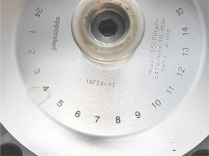 24x4,5g ROTOR 16F24-11 for 5416 5403 5417c EPPENDORF CENTRIFUGE PERFECT FREESHIP