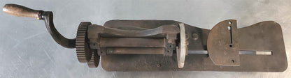 VINTAGE BLACKSMITH HAND CRANK SHEET SHARP METAL CUTTER WATCH VIDEO FREE SHIP