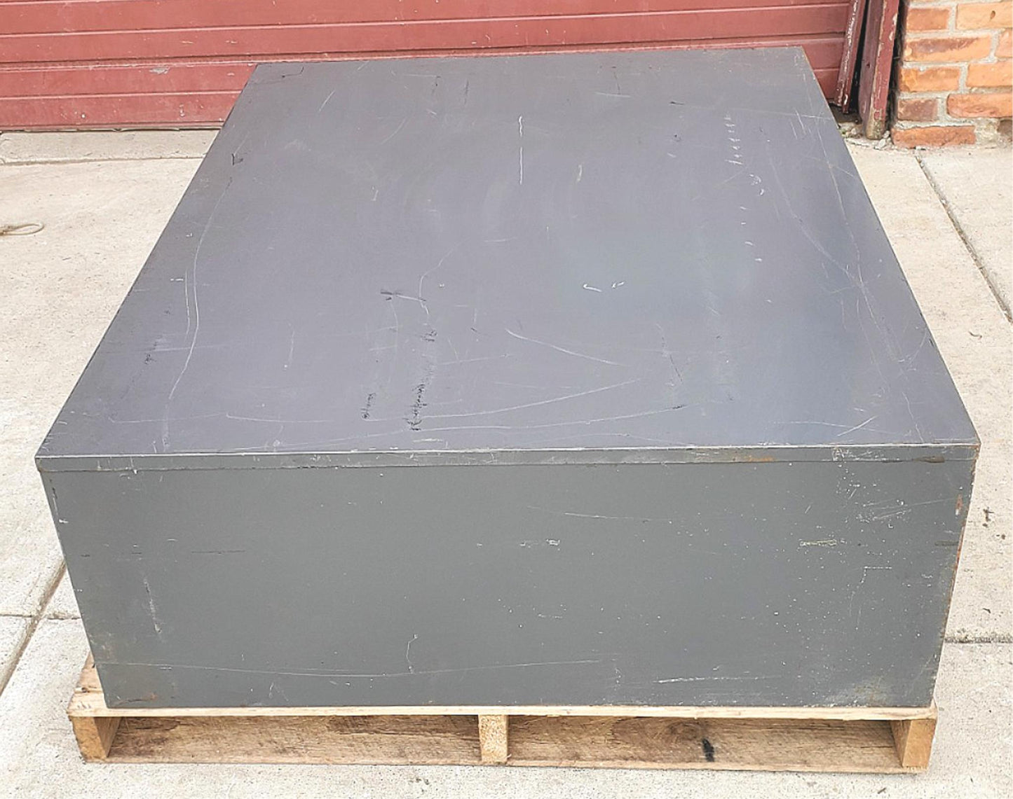 1950s VERYBIG 53"x42"x16" COLE STEEL 5 DRAWER STEEL MAP FILE INDUSTRIAL FREESHIP