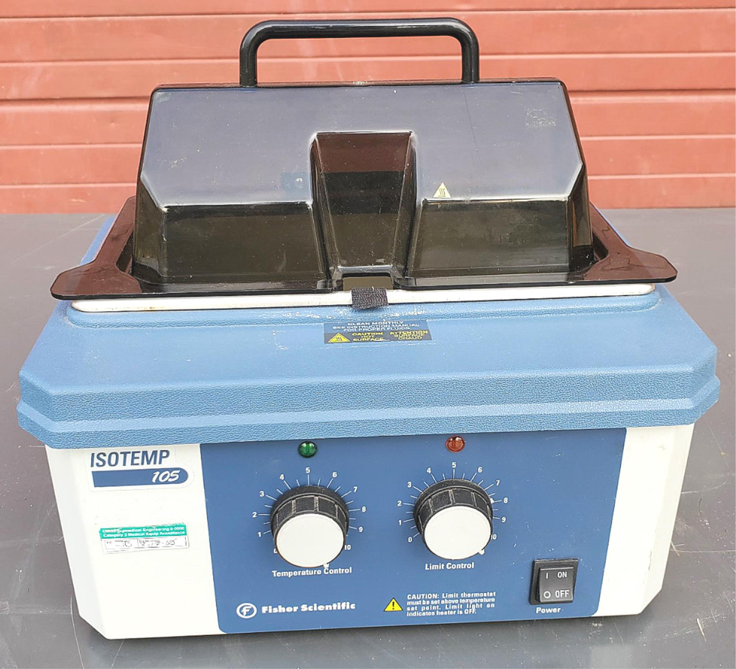 FISHER 105 HEATED WATER BATH with COVER 90 DAY WARRANTY WATCH VIDEO FREESHIP