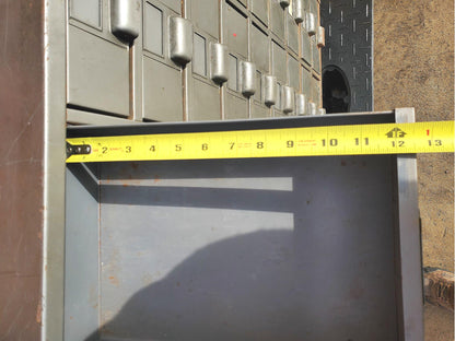 HOBART 1950's COLLECTIBLE 27 DRAWER BIN CABINET TOOL WINE STORAGE FREE SHIPPING