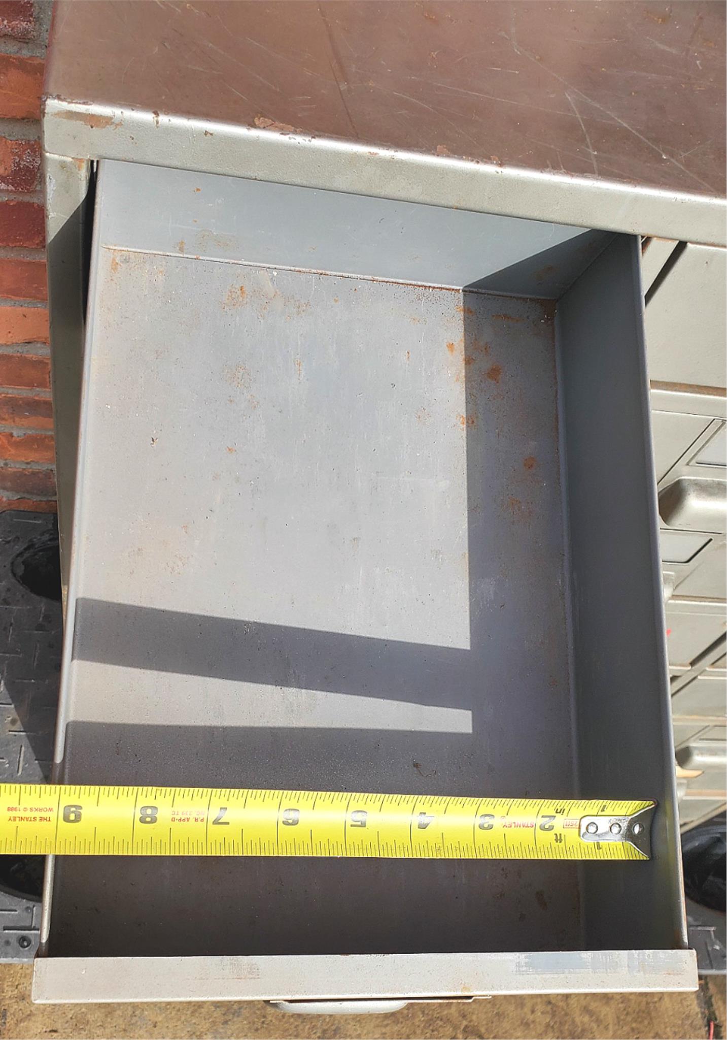 HOBART 1950's COLLECTIBLE 27 DRAWER BIN CABINET TOOL WINE STORAGE FREE SHIPPING