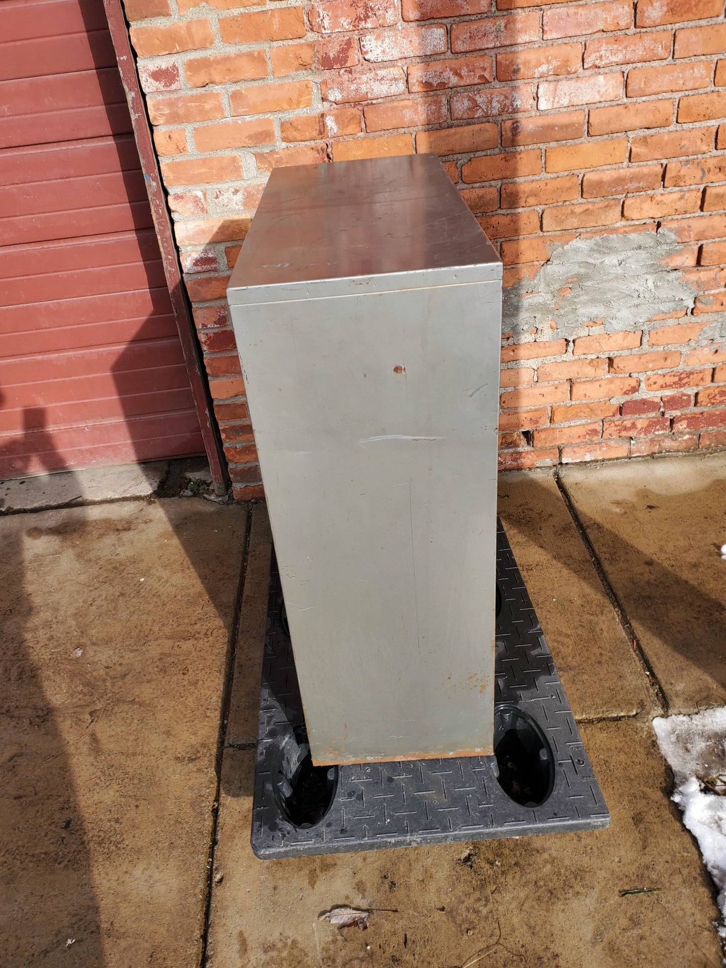 HOBART 1950's COLLECTIBLE 27 DRAWER BIN CABINET TOOL WINE STORAGE FREE SHIPPING