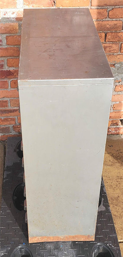 HOBART 1950's COLLECTIBLE 27 DRAWER BIN CABINET TOOL WINE STORAGE FREE SHIPPING