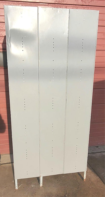 LYON 9 DOOR LOCKER SECURITY SYSTEM 3 Tier Box 36 W x18" D x 78" H FREE SHIPPING
