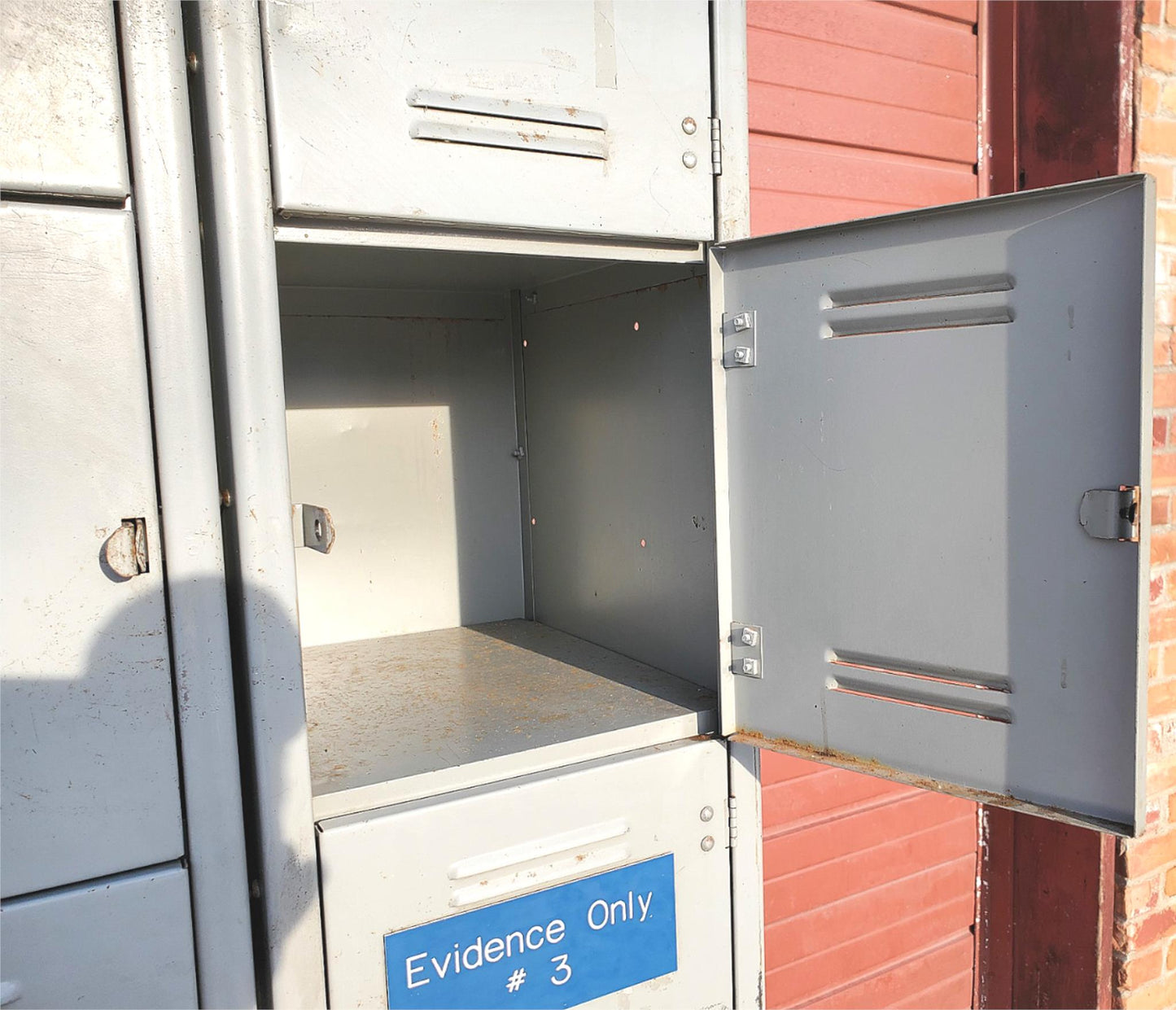 VINTAGE 12 DOOR LOCKER SECURITY SYSTEM 2 Tier Box 24.5"Wx15"D x79.5"H FREE SHIP