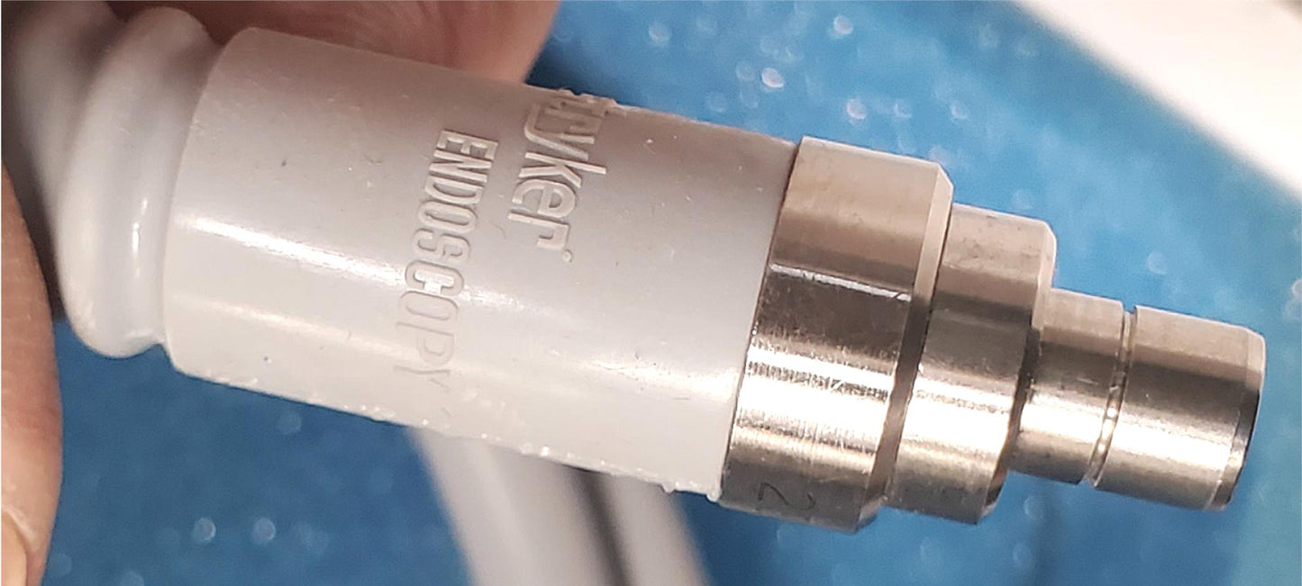 STRYKER 233-050-065 5.00mm x 10"/3.05M with ACMI MALE FIBER OPTIC CABLE FREESHIP