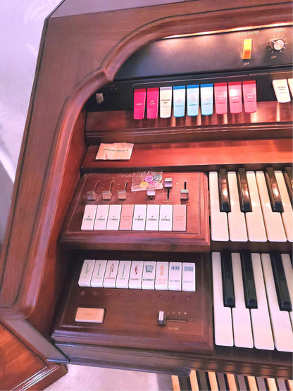 HAMMOND COLONNADE Built-In LESLIE MANUAL & BENCH REFURBISHED WATCHVIDEO FREESHIP