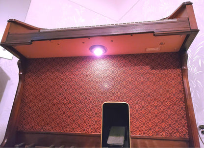 HAMMOND COLONNADE Built-In LESLIE MANUAL & BENCH REFURBISHED WATCHVIDEO FREESHIP