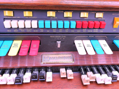 HAMMOND COLONNADE Built-In LESLIE maybe no WORK MANUAL BENCH WATCHVIDEO FREESHIP