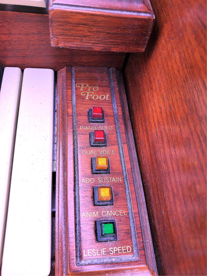 HAMMOND COLONNADE Built-In LESLIE MANUAL & BENCH REFURBISHED WATCHVIDEO FREESHIP