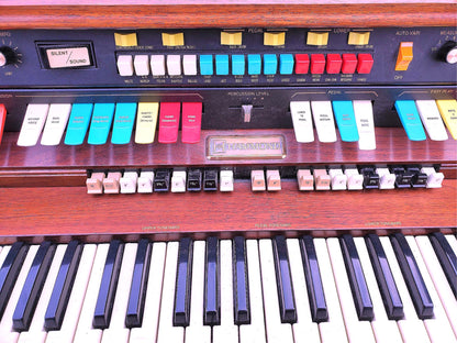 HAMMOND COLONNADE Built-In LESLIE MANUAL & BENCH REFURBISHED WATCHVIDEO FREESHIP