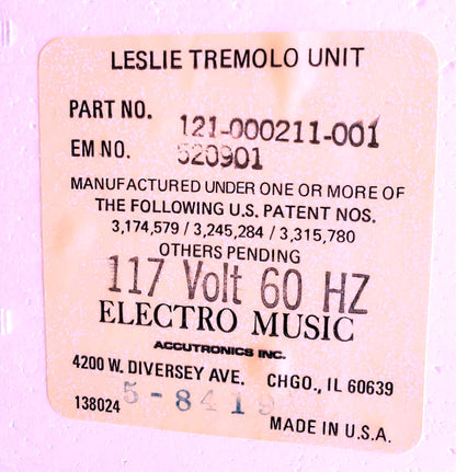 HAMMOND COLONNADE Built-In LESLIE ISNot WORKING MANUAL BENCH WATCHVIDEO FREESHIP