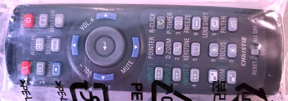 ORIGINAL CHRISTIE LX605 LX505 REMOTE CONTROL PLUS PROJECTOR MANUAL & CD FREESHIP