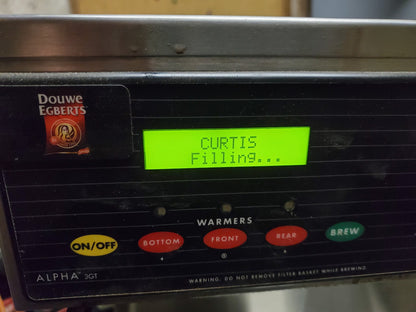 CURTIS CALP3GTR63A000 3 WARMER DIGITAL COFFEE BREWER 90 DAY WARRANTY FREE SHIP