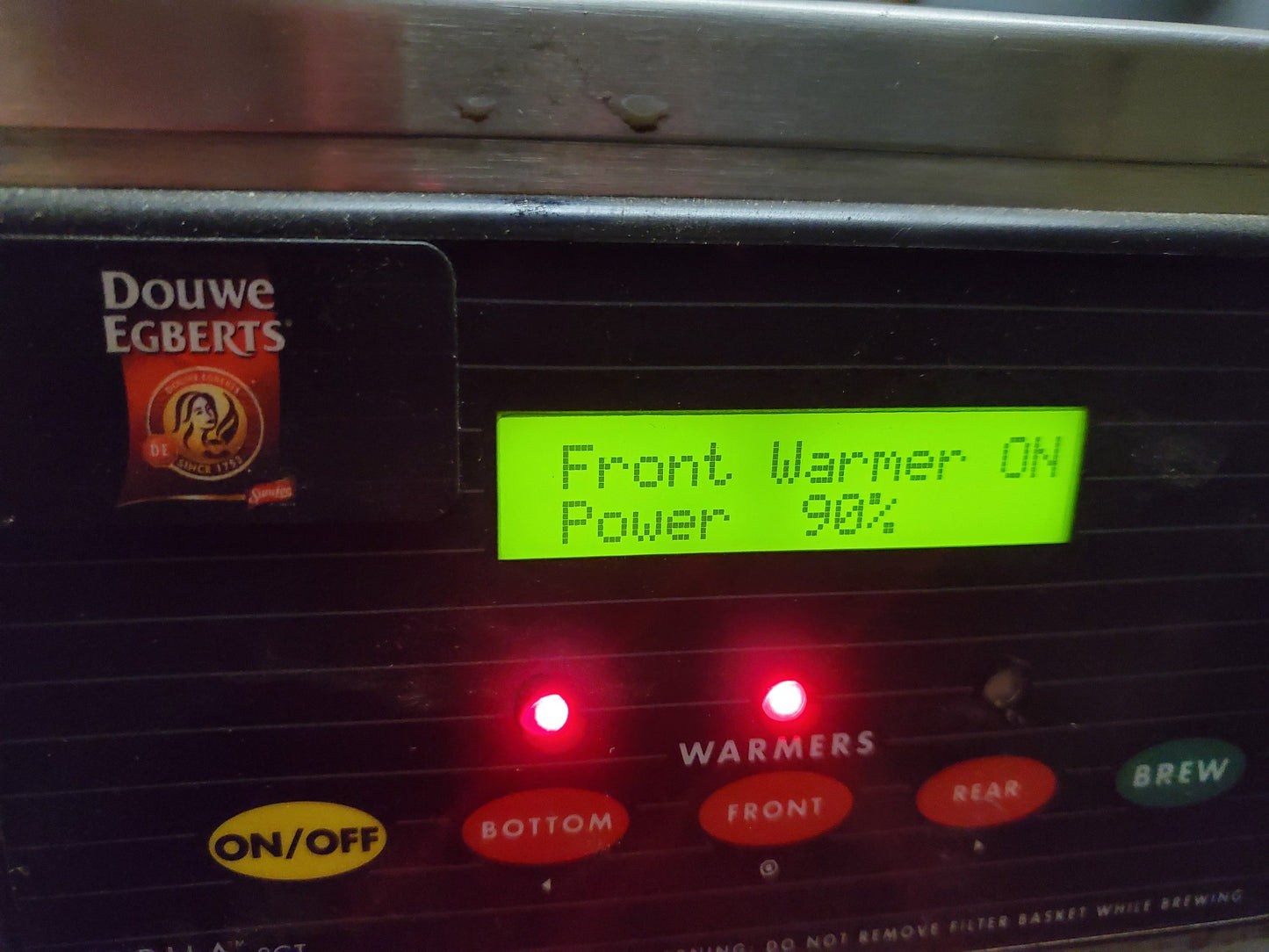 CURTIS CALP3GTR63A000 3 WARMER DIGITAL COFFEE BREWER 90 DAY WARRANTY FREE SHIP