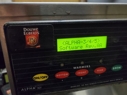 CURTIS CALP3GTR63A000 3 WARMER DIGITAL COFFEE BREWER 90 DAY WARRANTY FREE SHIP