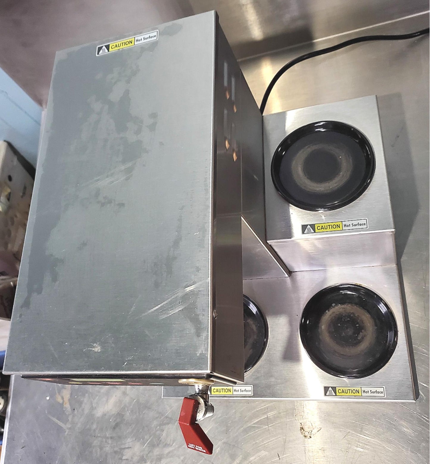 CURTIS CALP3GTR63A000 3 WARMER DIGITAL COFFEE BREWER 90 DAY WARRANTY FREE SHIP