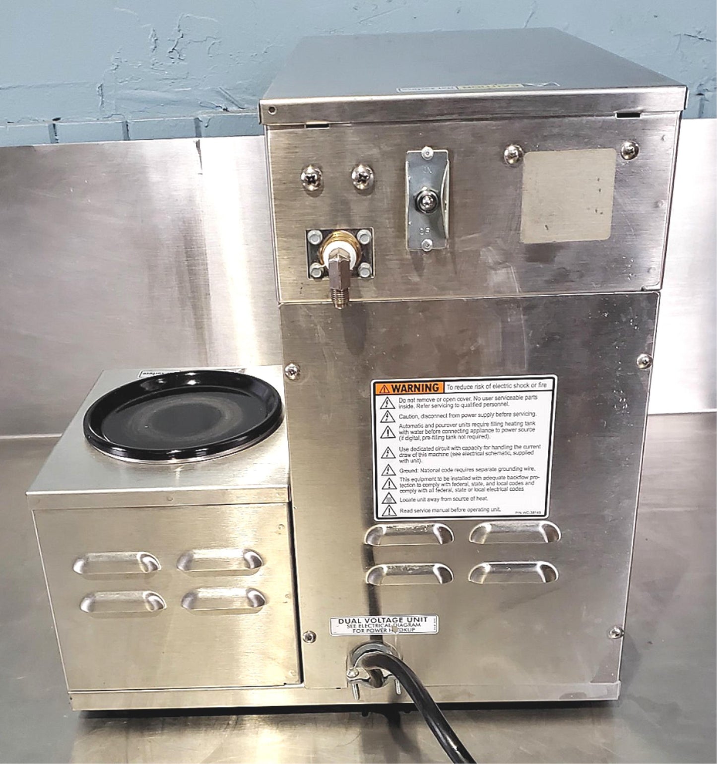 CURTIS CALP3GTR63A000 3 WARMER DIGITAL COFFEE BREWER 90 DAY WARRANTY FREE SHIP