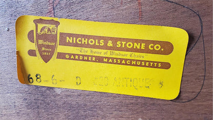 RARE VINTAGE NICHOLS & STONE WINDSOR ROCKING CHAIR PRISTINE CONDITION FREE SHIP