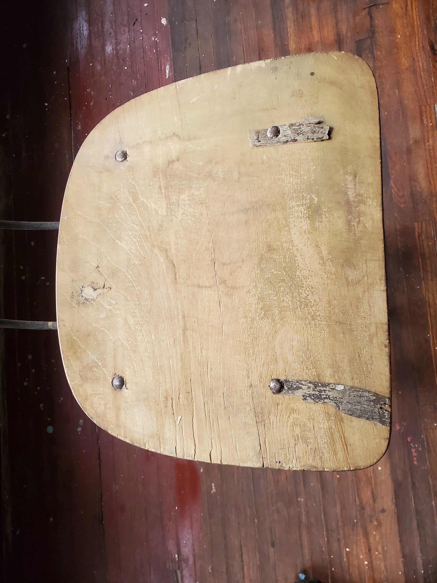 VINTAGE UHL TOLEDO INDUSTRIAL DRAFTING MACHINIST STEAMPUNK STOOL FREE SHIPPING