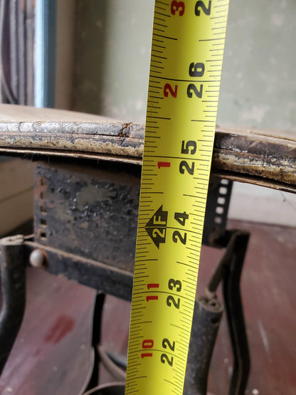 VINTAGE UHL TOLEDO INDUSTRIAL DRAFTING MACHINIST STEAMPUNK STOOL FREE SHIPPING