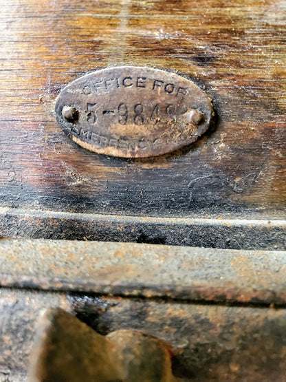 VINTAGE ADJUSTABLE UHL TOLEDO INDUSTR DRAFT MACHINIST STEAMPUNK STOOL FREE SHIP