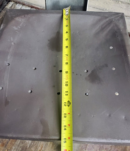 VINTAGE GOOD FORM ALUMINUM INDUSTR STEAMPUNK BANKER OFFICE SWIVEL CHAIR FREESHIP