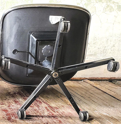 Pair CHARLES POLLACK EXECUTIV KNOLL SWIVEL CHAIR HYDRAULIC LIFT Beautiful Fabric