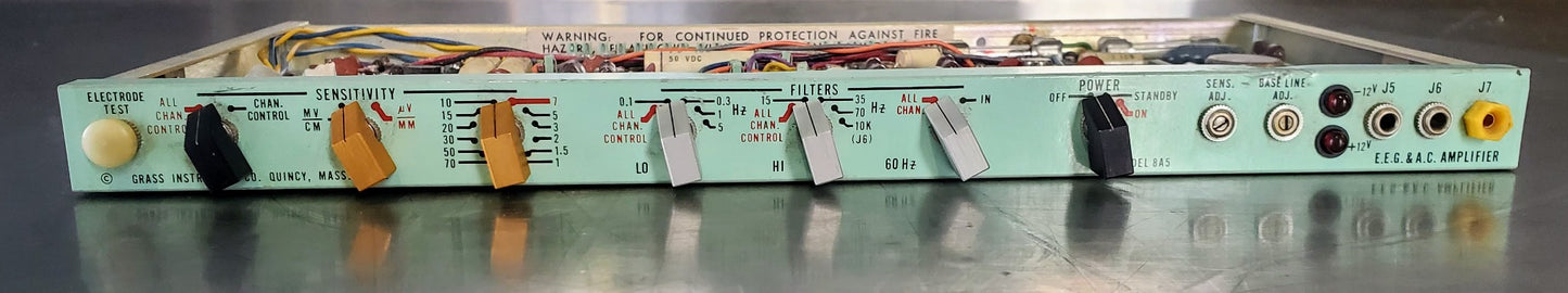 GRASS INSTRUMENTS 8A5D E.E.G. & A.C. AMPLIFIER NEUROLOGY 100% WORKING FREE SHIP