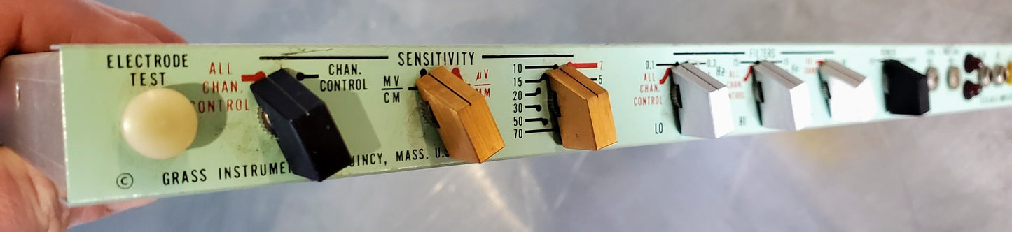 GRASS INSTRUMENTS 8A5D E.E.G. & A.C. AMPLIFIER NEUROLOGY 100% WORKING FREE SHIP